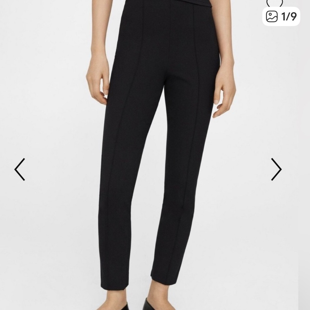 Theory navy Slim Ponte Leggings